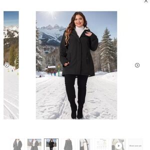 Women's Black Ski Jacket